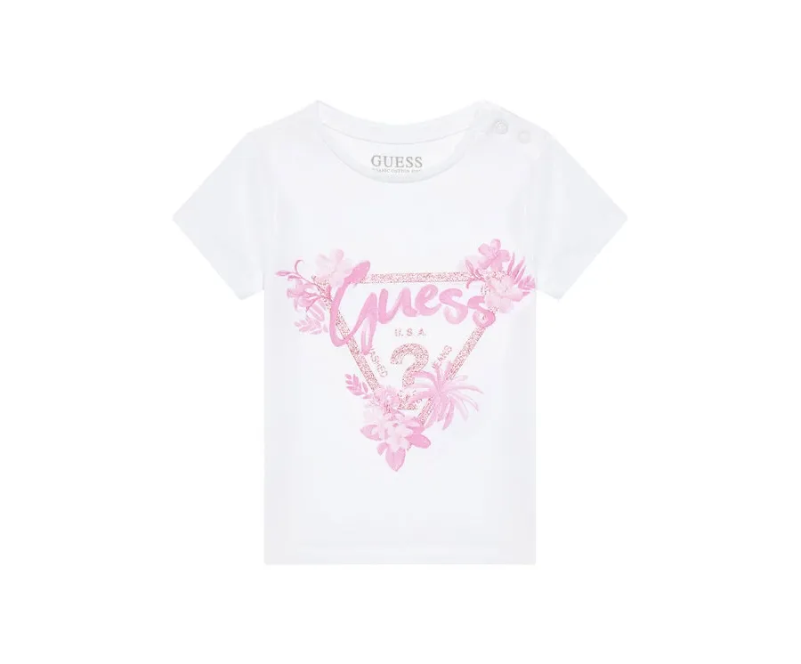 obrazek 1 Guess T-Shirt A5GI03 K6YW4 Biały Regular Fit