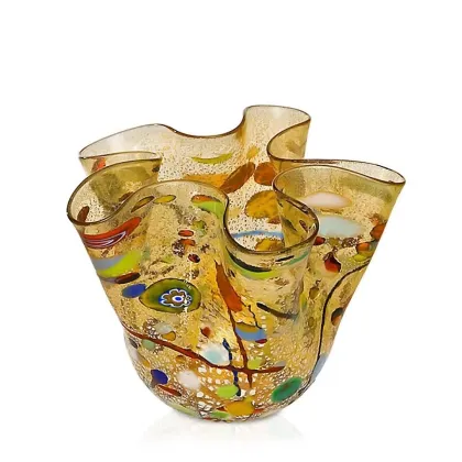 Zdjęcie Zachwycający wazon z weneckiego szkła (19 cm)