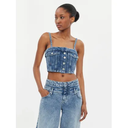 Zdjęcie Karl Lagerfeld Jeans Top 241J1600 Niebieski Slim Fit