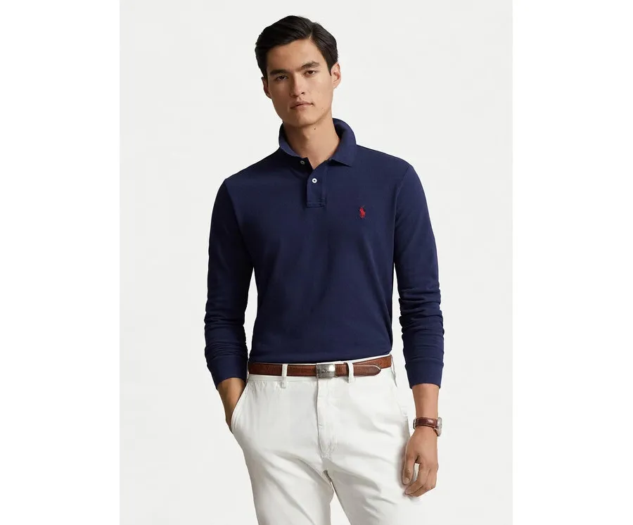 obrazek 1 Polo Ralph Lauren Polo 710680790046 Granatowy Custom Slim Fit