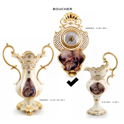 Picture A beautiful, Italian, ceramic clock for a tasteful wall - Bruno Costenaro