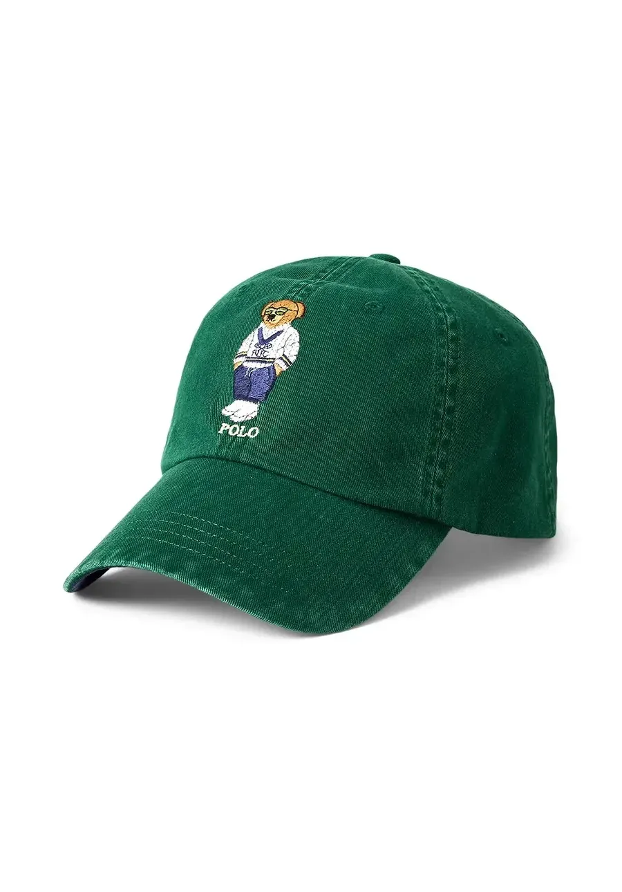 obrazek 1 Polo Ralph Lauren czapka z daszkiem bawełniana kolor zielony z aplikacją 710963778