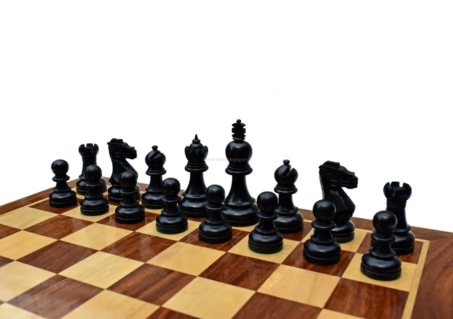 obrazek 6 Wyśmienity drewniany zestaw szachowy - The Chess Empire