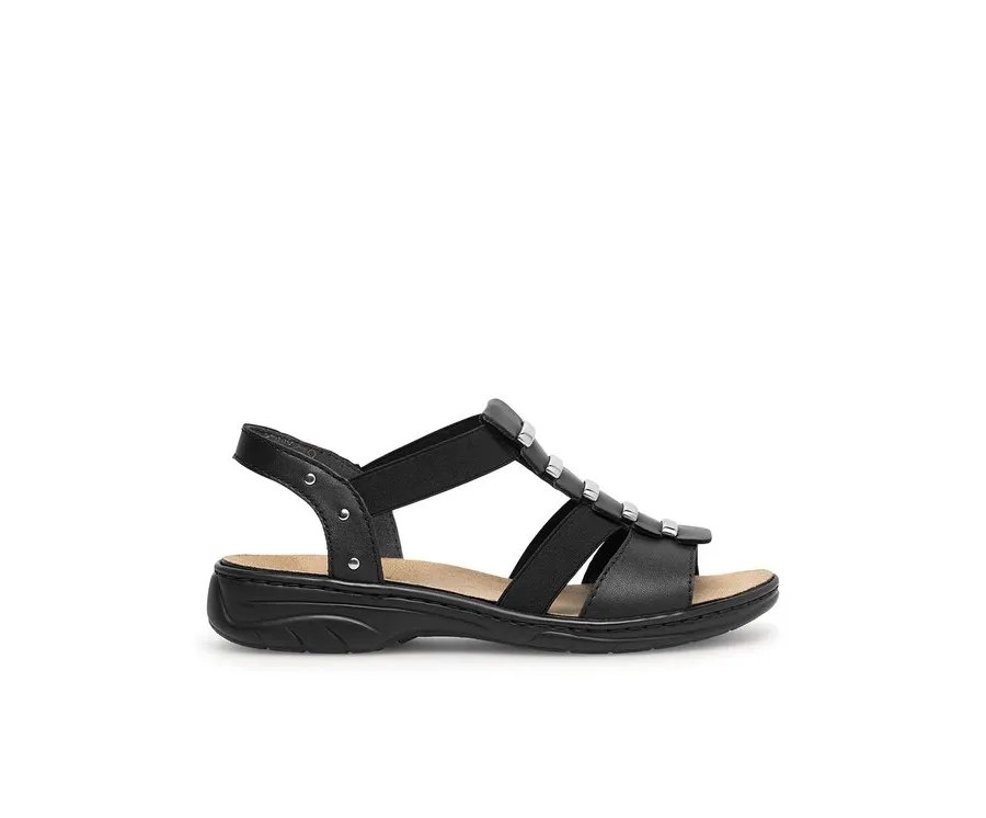 obrazek 1 Rieker Sandały 64580-00 Czarny