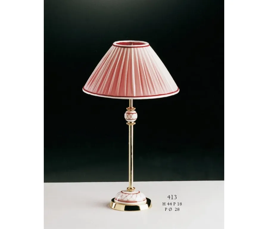 obrazek 1 Lampa z elementem ceramicznym i stożkowym kloszem – Il Paralume Marina