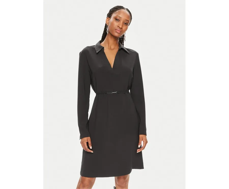 obrazek 1 Calvin Klein Sukienka koszulowa K20K207152 Czarny Regular Fit