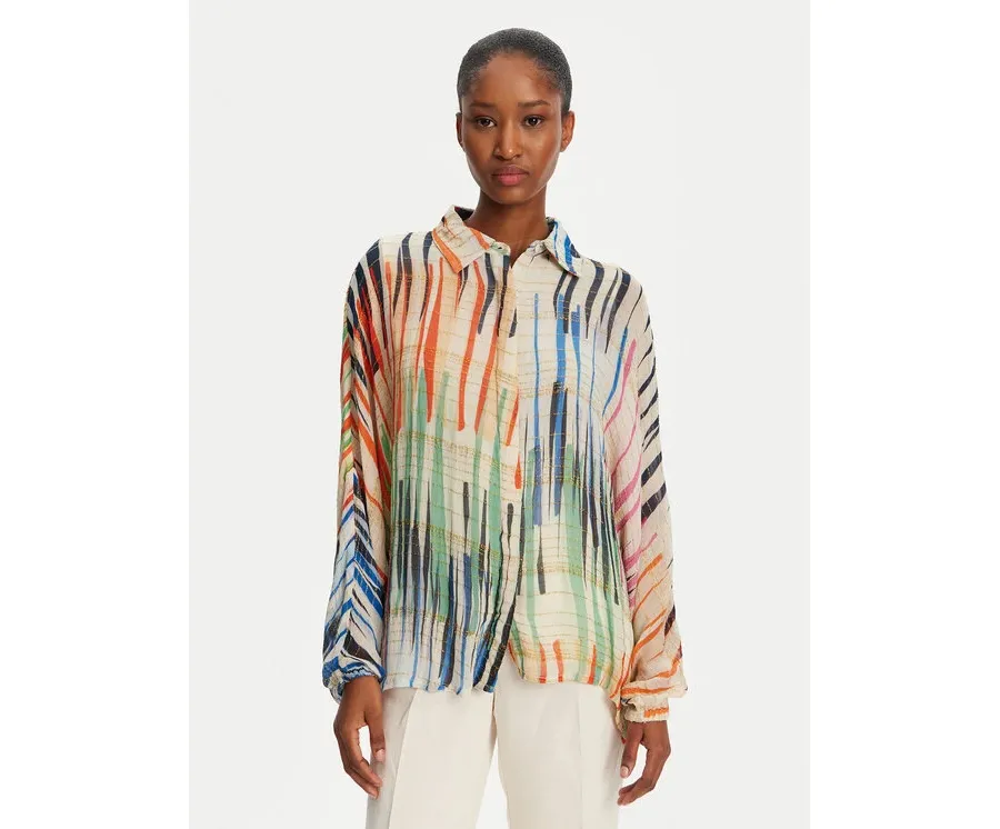obrazek 1 LOLA CASADEMUNT Koszula LS2515025 Kolorowy Relaxed Fit