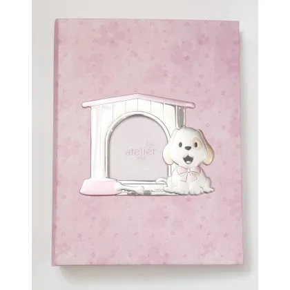 Picture Beautiful photo album with a Dog photo frame 20x25