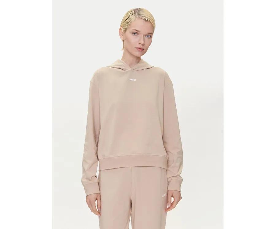 obrazek 1 HUGO Bluza 50490594 Beżowy Regular Fit