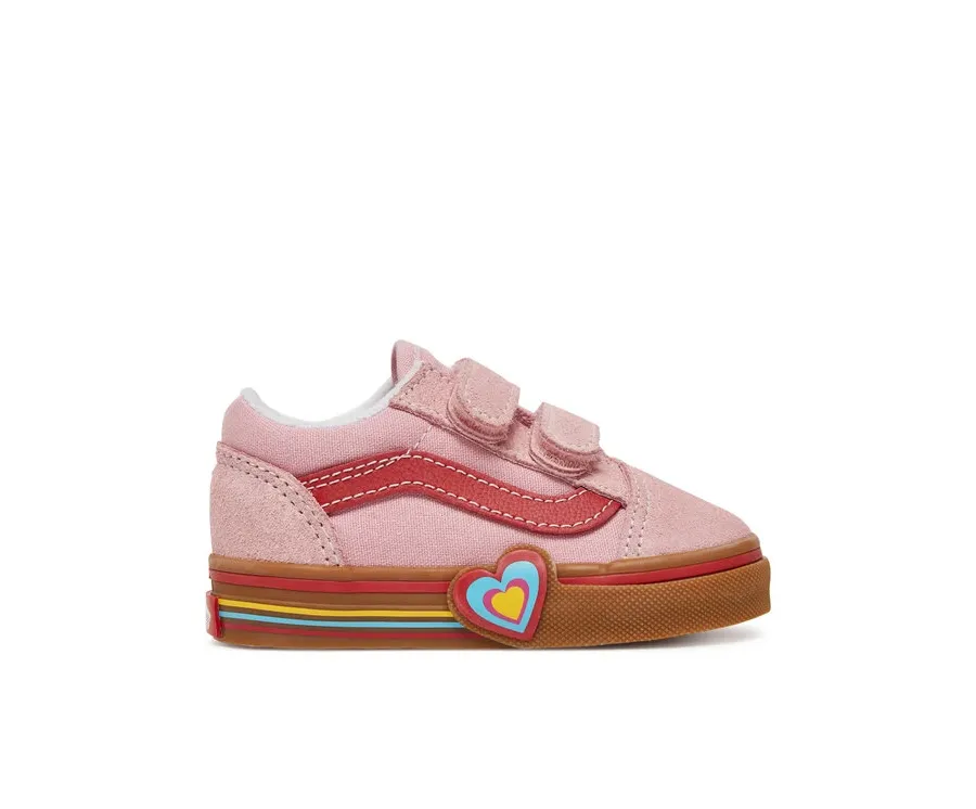 obrazek 1 Vans Sneakersy Old Skool V Heart VN000D4SBIY1 Różowy