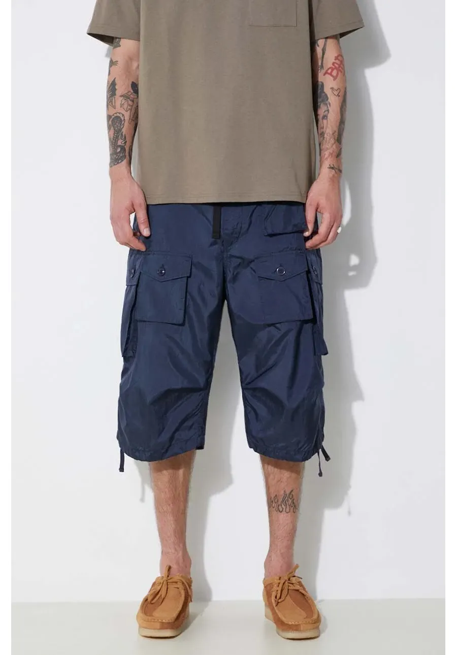obrazek 1 Engineered Garments szorty FA męskie kolor granatowy OR276.DZ028
