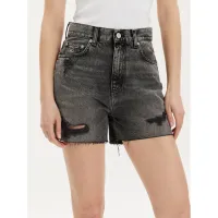 Zdjęcie Tommy Jeans Szorty jeansowe DW0DW17652 Szary Mom Fit