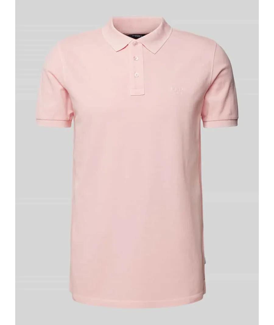 obrazek 1 Koszulka polo o kroju regular fit w jednolitym kolorze model ‘Ambrosio’