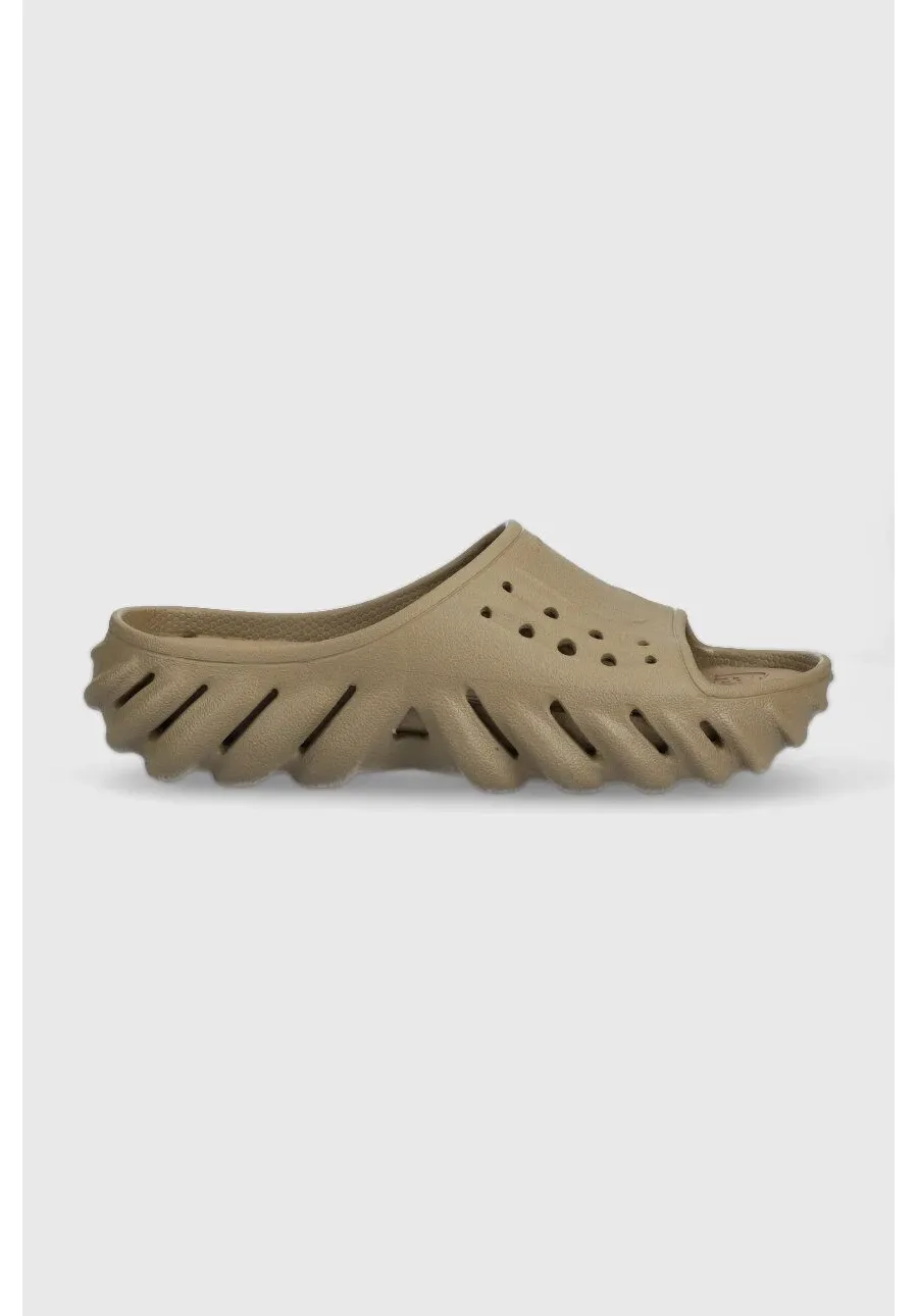 obrazek 1 Crocs klapki Echo Slide kolor brązowy 208170