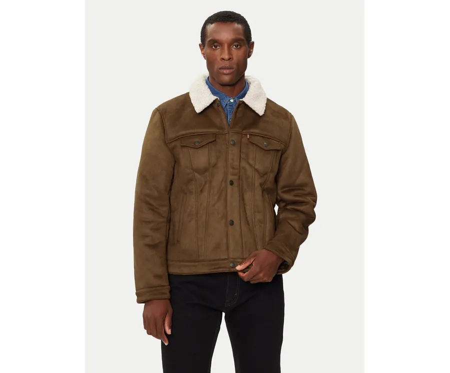 obrazek 1 Levi's® Kożuch 001YT-0001 Brązowy Regular Fit