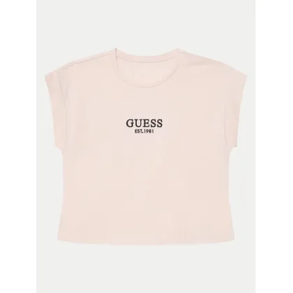 Zdjęcie Guess T-Shirt J4BI34 J1314 Różowy Boxy Fit