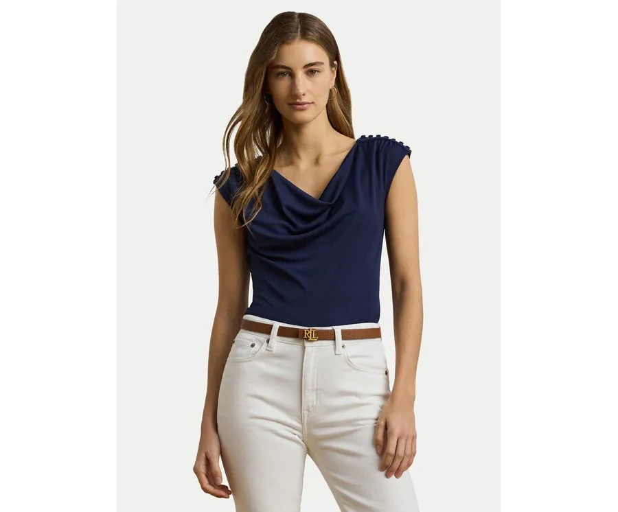obrazek 1 LAUREN RALPH LAUREN Bluzka 200889317001 Granatowy Relaxed Fit