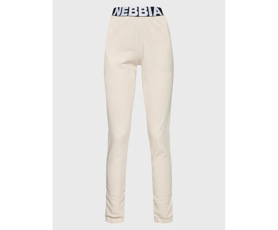 obrazek 1 NEBBIA Spodnie dresowe 408 Écru Relaxed Fit