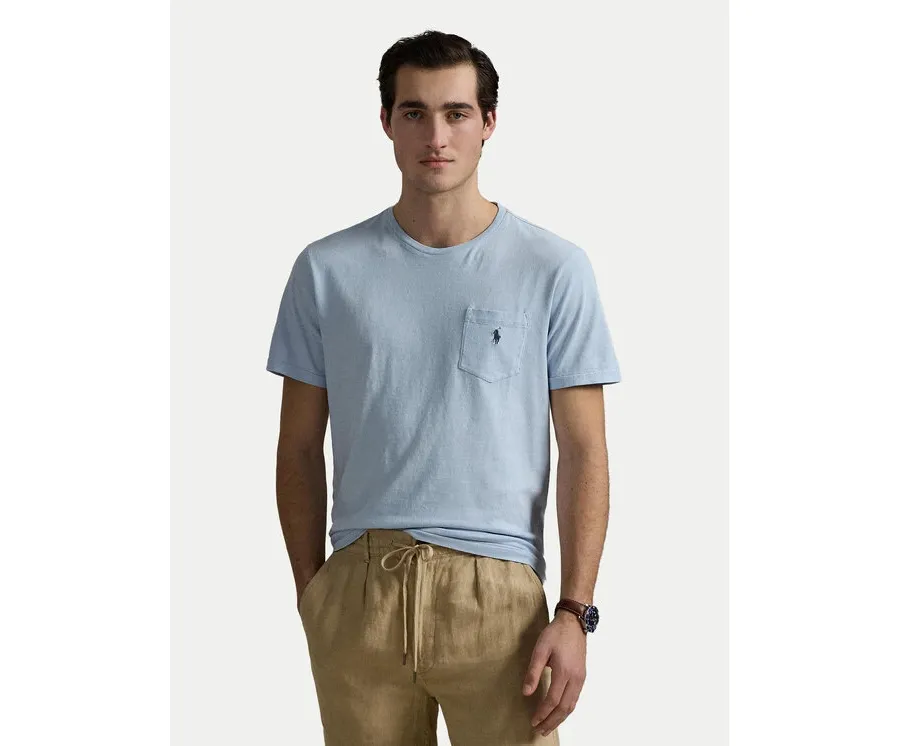 obrazek 1 Polo Ralph Lauren T-Shirt 710964511004 Błękitny Regular Fit
