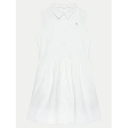 Zdjęcie Calvin Klein Jeans Sukienka koszulowa IG0IG02477 Biały Regular Fit