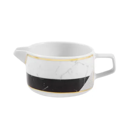 Zdjęcie Ekskluzywny porcelanowy dzbanek na mleko Carrara inspirowany karraryjskim marmurem - Vista Alegre