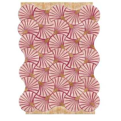 Zdjęcie Charakterystyczny dywan Dancing Fan - deseń abstrakcyjny