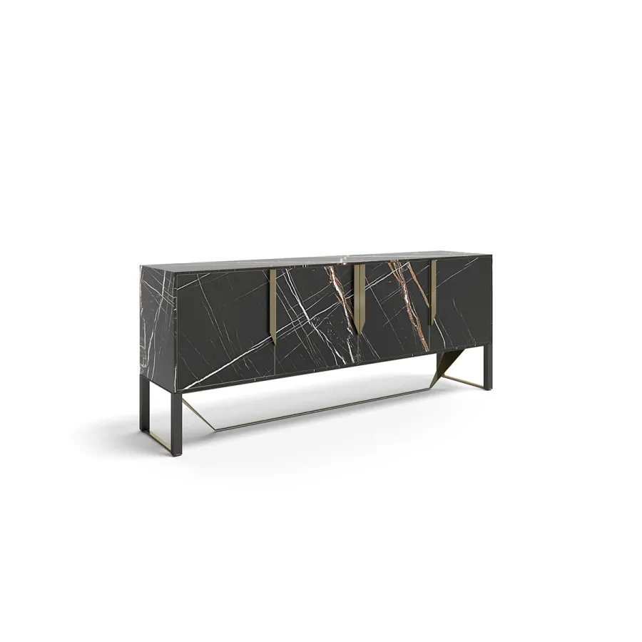 obrazek 6 Oryginalny modernistyczny kredens z Włoch do salonu