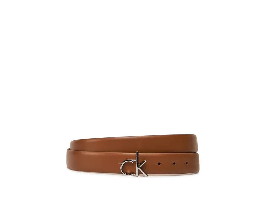 obrazek 1 Calvin Klein Pasek Damski Ck Buckle Belt 3.0_Smooth K60K613156 Brązowy