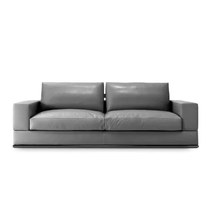 Zdjęcie Sofa 2-osobowa z malowaną podstawą i puchem