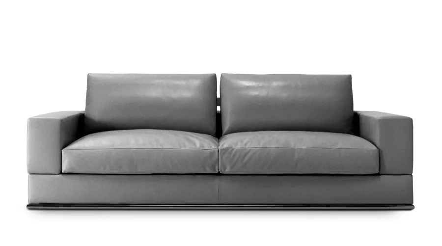 obrazek 1 Sofa 2-osobowa z malowaną podstawą i puchem