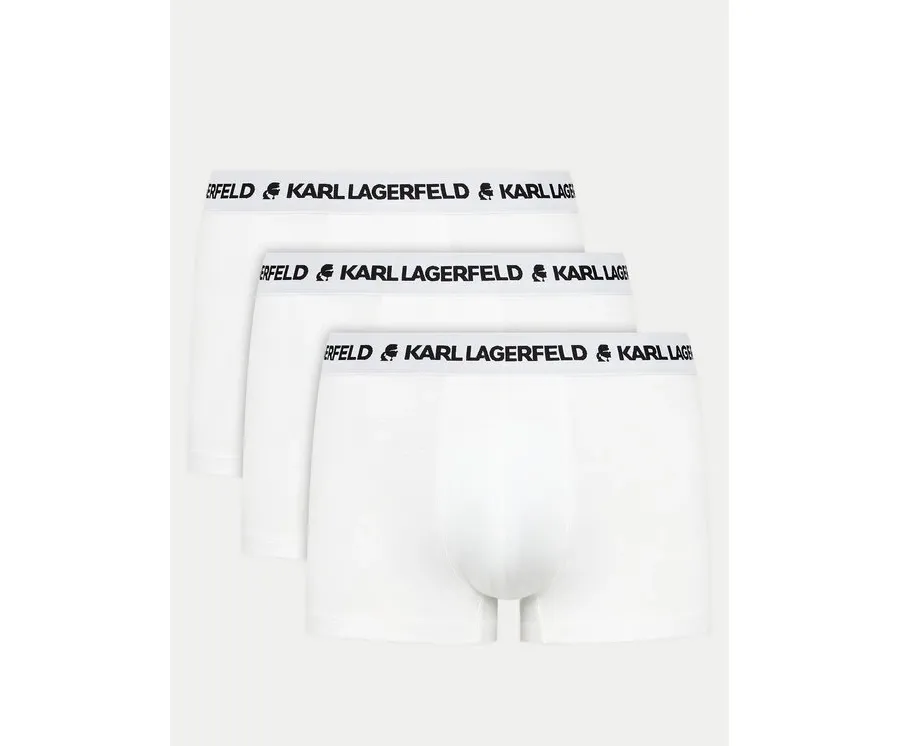 obrazek 1 KARL LAGERFELD Komplet 3 par bokserek 240M2110 Biały