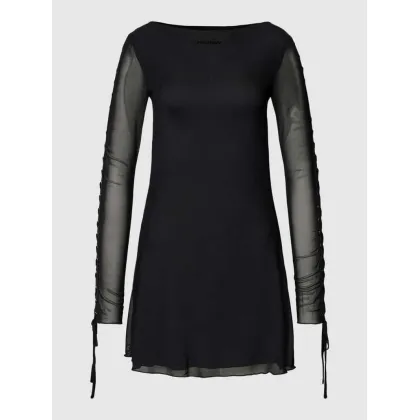 Zdjęcie Sukienka mini z rękawami z siateczki