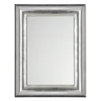 Picture Italian Florence mirror with a silver leaf decoration and a classic shape - 3SC