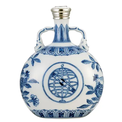 Zdjęcie Flaszka wykonana z porcelany z portugalskim ornamentem - Vista Alegre