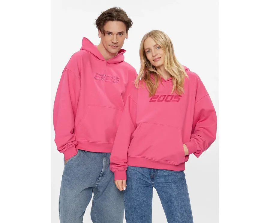 obrazek 1 2005 Bluza Unisex 3D Różowy Relaxed Fit