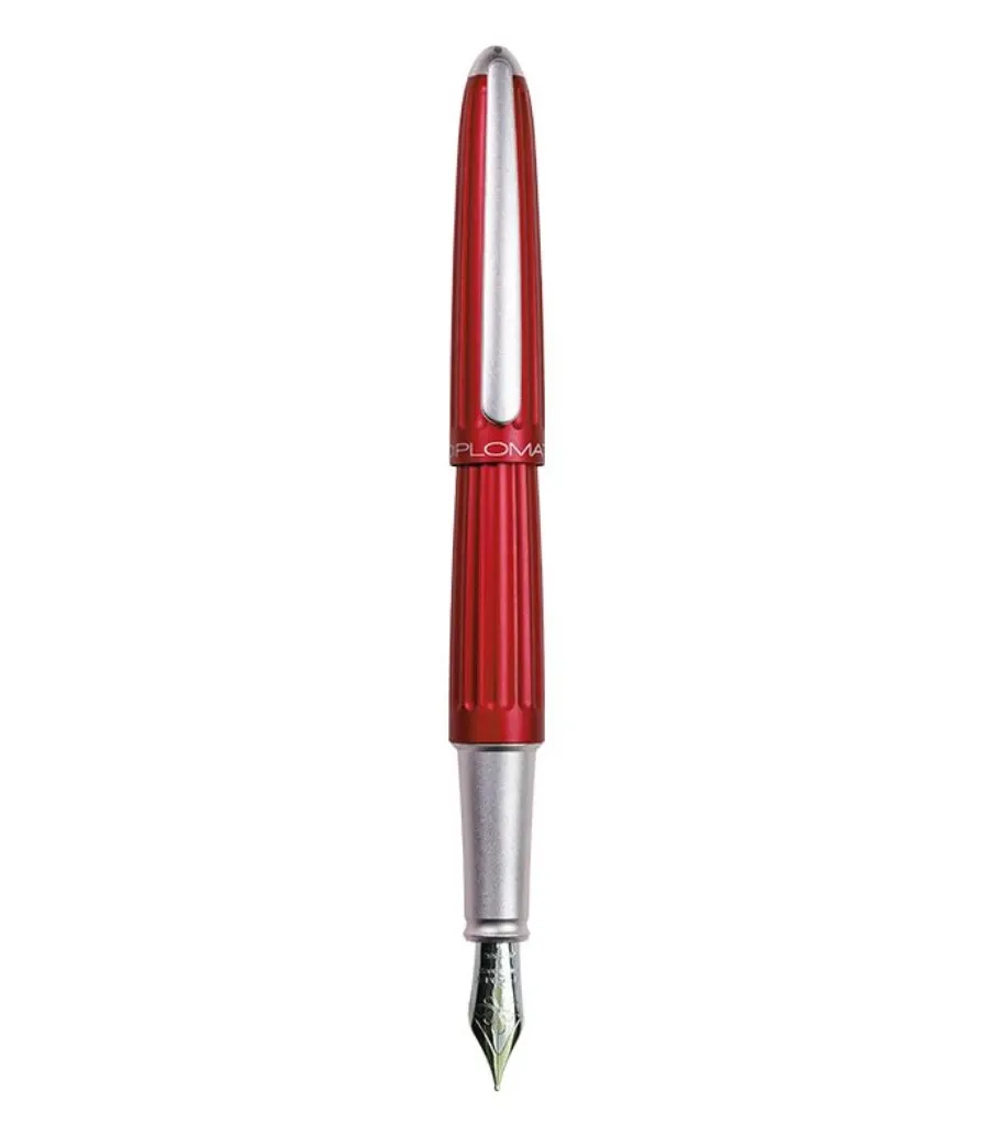 obrazek 1 Czerwone pióro wieczne DIPLOMAT Aero, 14ct