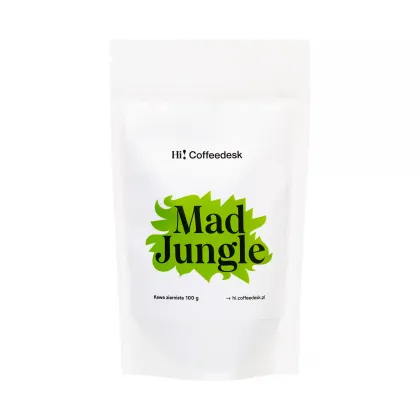 Zdjęcie Hi! Coffeedesk - kawa ziarnista Mad Jungle Filter 100 g HI! COFFEEDESK