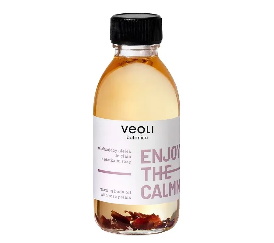 obrazek 1 Veoli Botanica Enjoy The Calmness Relaksujący olejek do ciała z płatkami róży 150 ml