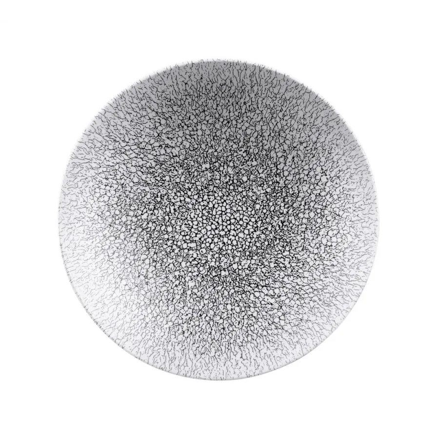 obrazek 2 Talerz na makaron lub zupę 23 cm zdobiony czarnym ornamentem - Seltmann Weiden