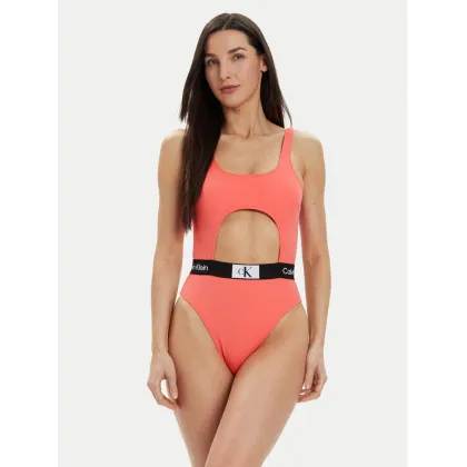 Zdjęcie Calvin Klein Swimwear Strój kąpielowy KW0KW02357 Koralowy