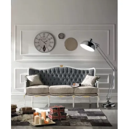 Zdjęcie Klasyczna sofa 3-osobowa Bergere do salonu