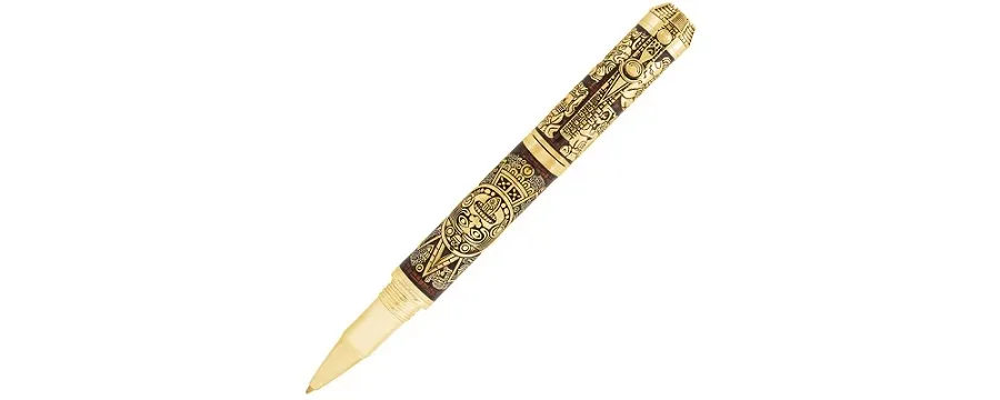obrazek 5 ZŁOTO Rollerball Pen Mayan Calendar Montegrappa