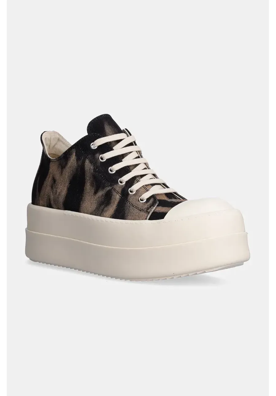obrazek 1 Rick Owens tenisówki Double Bumper Low Sneaks męskie kolor czarny DU02D2832.DBSUN