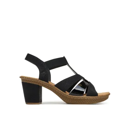 Zdjęcie Rieker Sandały 665K3-00 Czarny