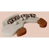 Zdjęcie Ekskluzywna sofa Mood tapicerowana bawełnianym aksamitem