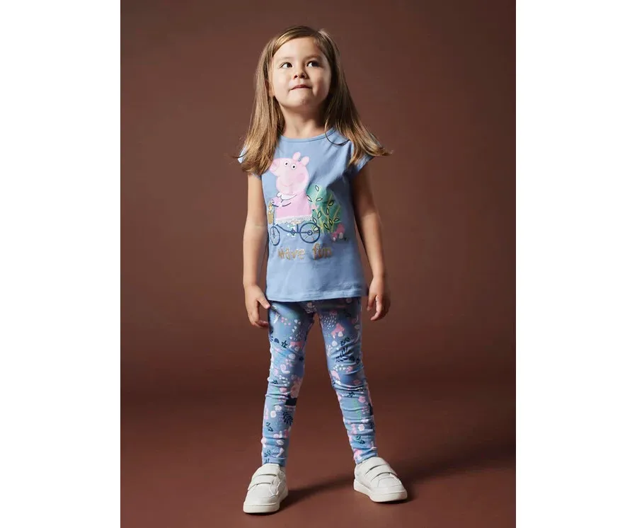 obrazek 1 NAME IT T-Shirt PEPPA PIG 13231832 Niebieski Regular Fit