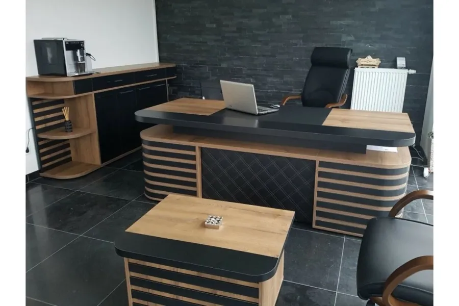 obrazek 3 Nowoczesny komplet mebli do gabinetu i biura - Konfull