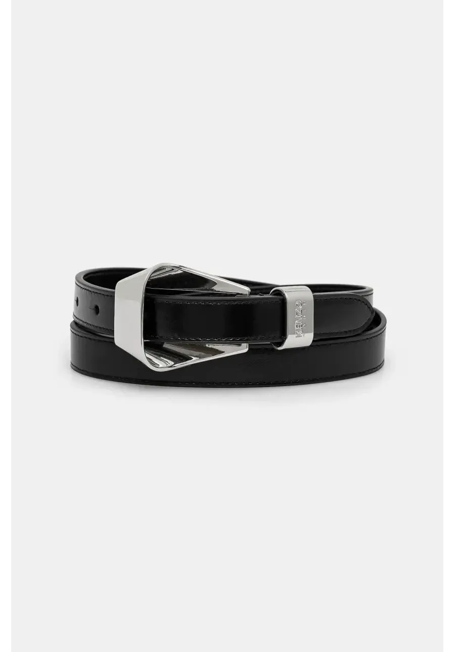 obrazek 1 Kenzo pasek skórzany damski kolor czarny FE62CE040L03.AG