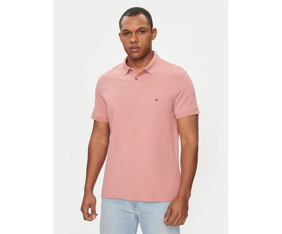 obrazek 1 Tommy Hilfiger Polo 1985 MW0MW17770 Różowy Regular Fit