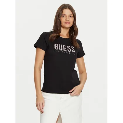 Zdjęcie Guess T-Shirt W5RI19 I3Z14 Czarny Regular Fit